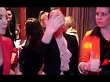 Amateur eurobabes party hard in club