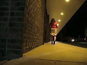 cd walking in sheer skirt