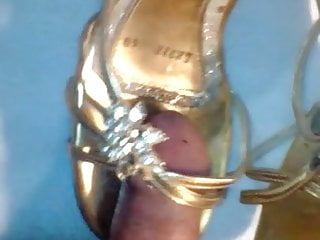 Sandalias doradas shoejob Golden heels