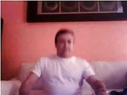Straight guys feet on webcam #579