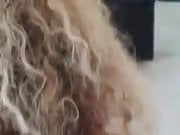 Israei curly blond mirror fuck