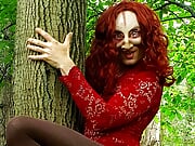 Horny Demon Bitch Wants Fun in the Forest