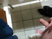 Strip and Cum in Public Toilet Part 2