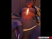 Overwatch 3D game heroes get fucked deeply