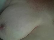 Bbw big tits nipple bath