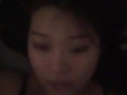 Asian POV fuck and mouth cum
