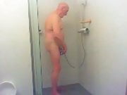 grandpa shower on cam