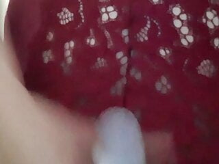 Facial, British, Cum, Lingerie Masturbation