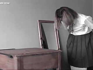 Schoolgirl Caning, College, Blond, Pain