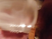 Clear fleshlight cum