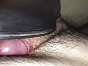 Cum under riding boots