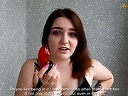 Joi Mistress plays with your little chastity dick 