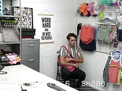 Young Perps - Straight Dude Destroys Security Officer's Asshole With His Huge Cock In The Backroom