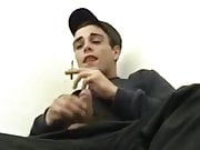 Smoking Scally Masturbates