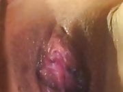 Latina masturbating with sexy lips 