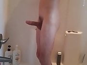 me stroking it in the shower 