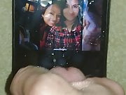 Dolores and friend cumtribute 2