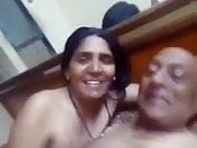Old couple having sex, husband and wife 