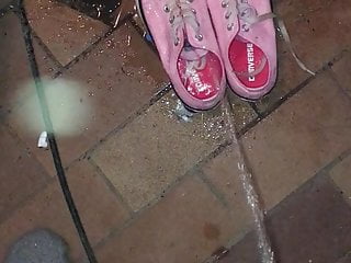 Piss Pink Converse