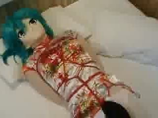 Girl Orgasm, Stocking Girl, Tied Up, Kigurumi