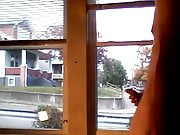 Naked at the window cum 