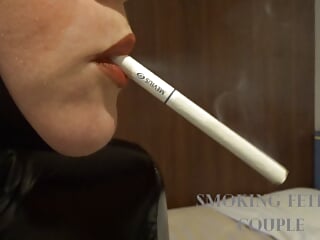 Smoking Fetish Couple play session compilation 2