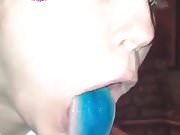 Miley Cyrus Blue Tongue