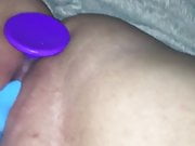 DazedDaisy playing with wet pussy w vibrator & buttplug 
