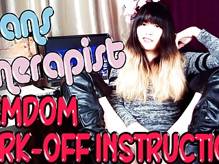 Trans Therapist Femdom Jerk-Off Instruction