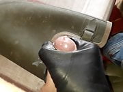 leather glove jerk