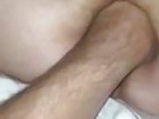 Fisting wife's tight pussy