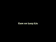 Cum on Lucy Liu