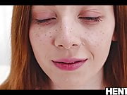 HENTAIED - Tiny Russian Red Head got fucked by Aliens