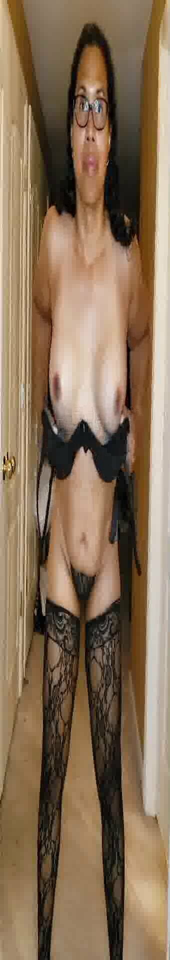 Black lace stripper