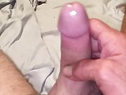 Stroking throbbing cock for the ladies 
