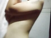 girl Asian show body nude
