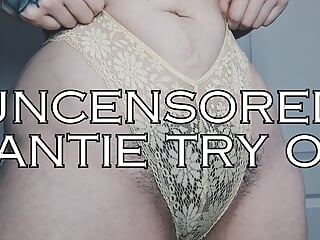 Try on Haul, Different Positions, Hairy, Big Boobs Youtuber