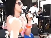 Katy Perry with her big boobs bouncing