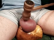Warm up my balls with referee gavel