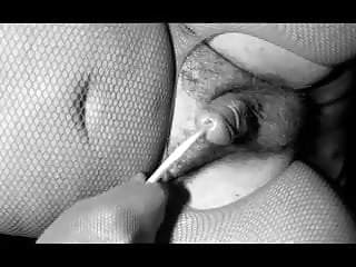 Shemale Ladyboy Pantyhose Cock Sounding Urethral Toy