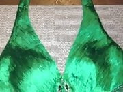 Emerald Green Satin Prom Dress 