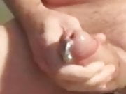 Big load with a Pierced Cock