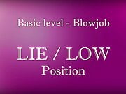 Position Lie & Low for basic BJ. JVE Research. Julia V Earth