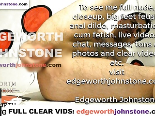 Edgeworth Johnstone Anal Dildo Deep In My Tight Gay Asshole Censored