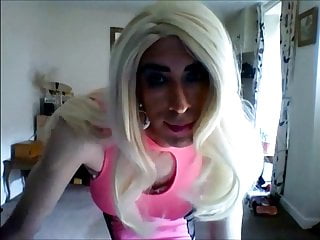 Hot pink minidress 2...