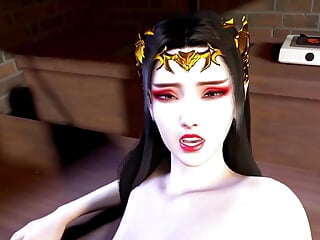 Lonely Medusa Queen and the Man Next Door ( Part 01) - 3D Animation V507