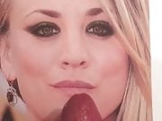 Kaley Cuoco cum tribute 