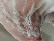 My cock soaped up