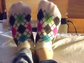 Fetish, Cute Socks, Foot Fetish, Removal