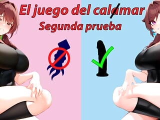 Squid Games Masturbation Challenge. Spanish audio JOI.